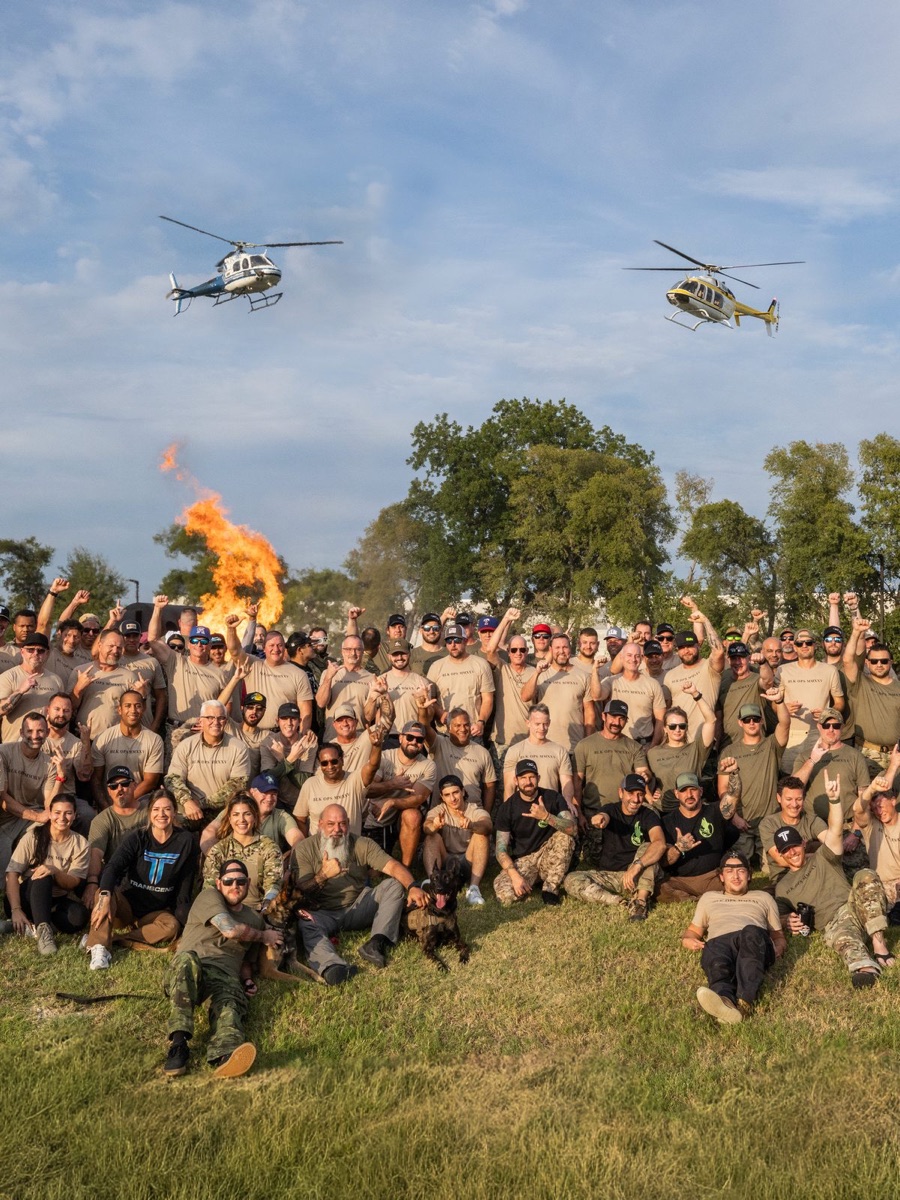 Birds Eye View community gathered after a Black Ops event