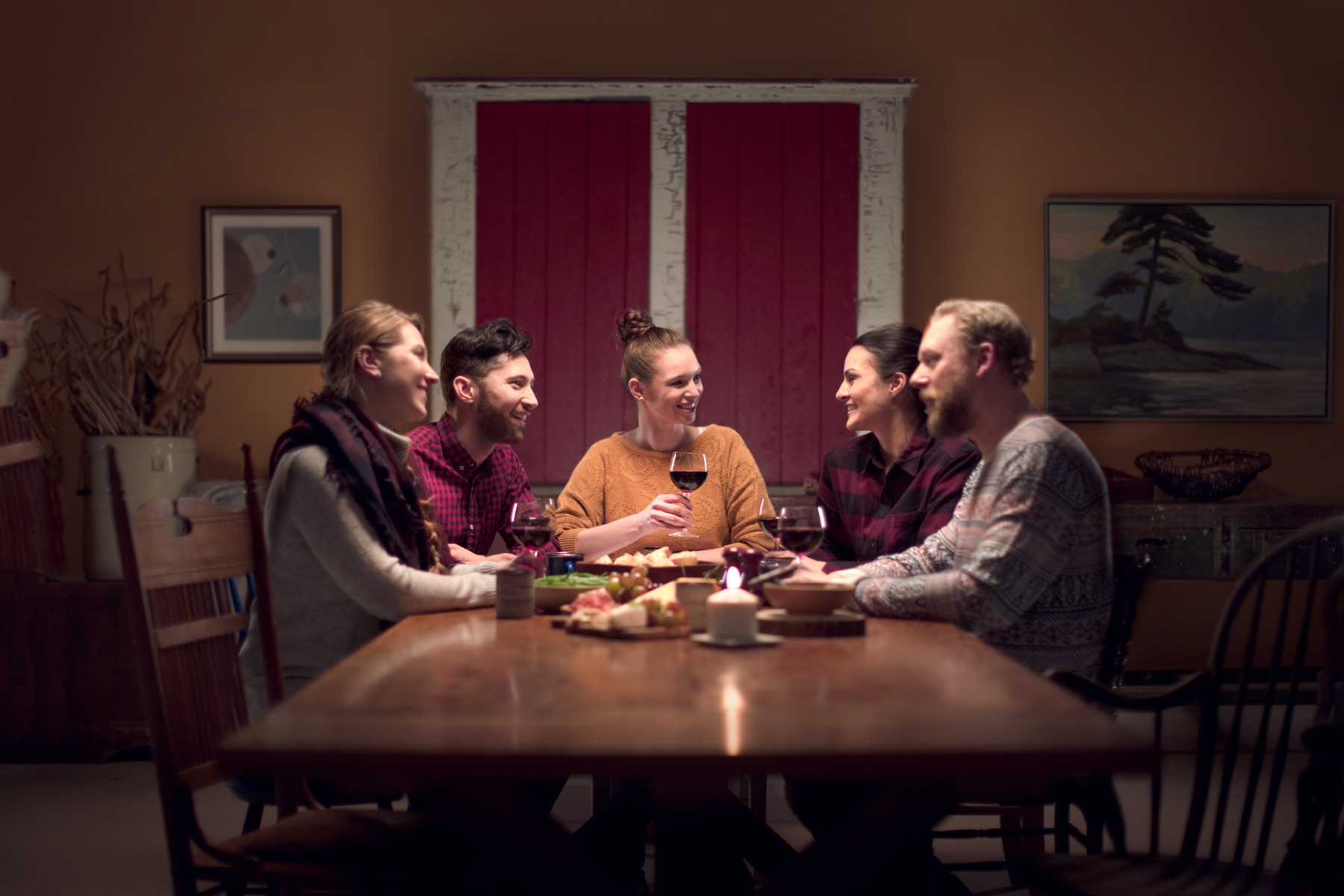 Artful lifestyle photography for Peller Family Vineyards Shiraz