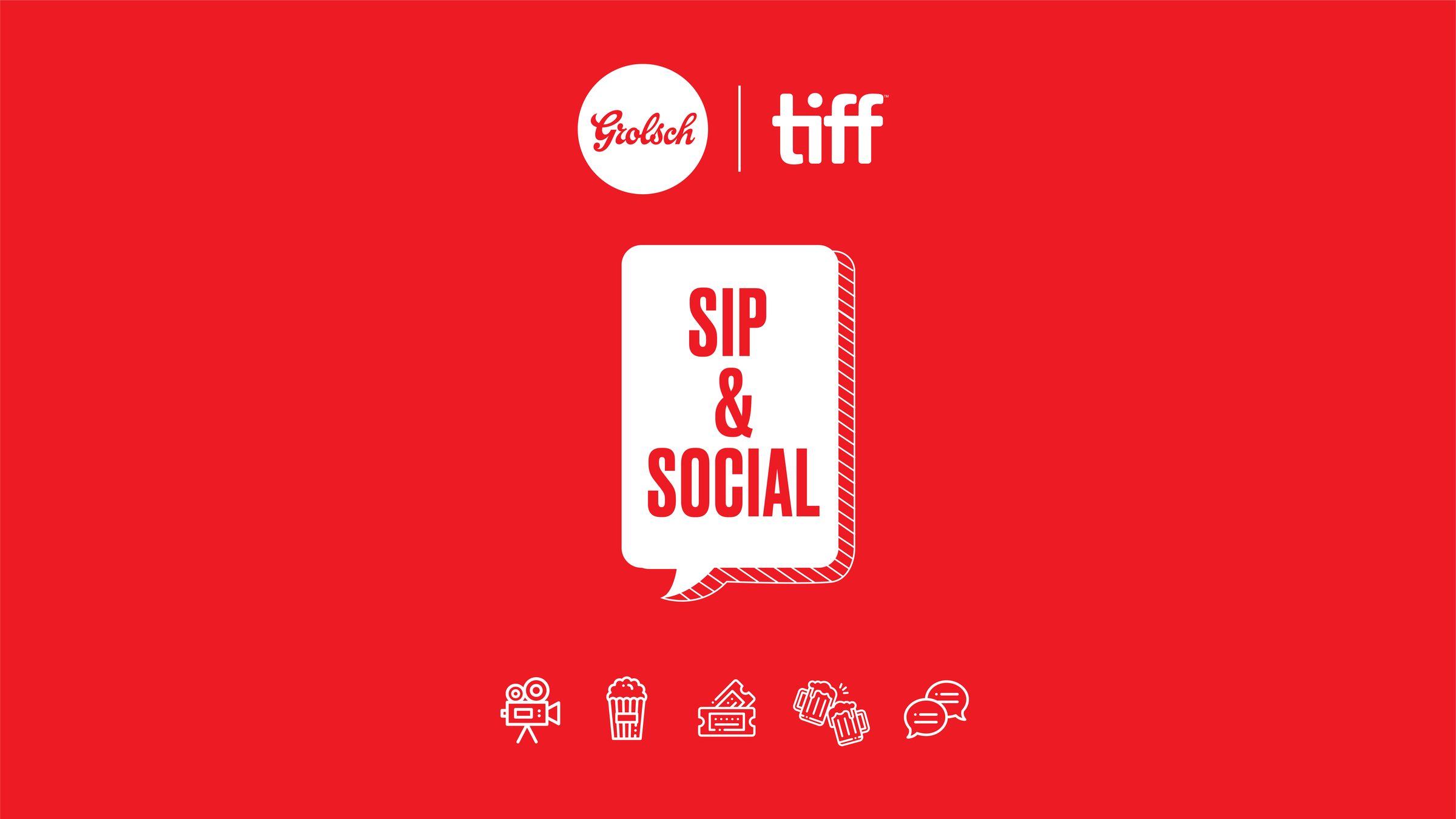 Grolsch x TIFF Sip & Social program